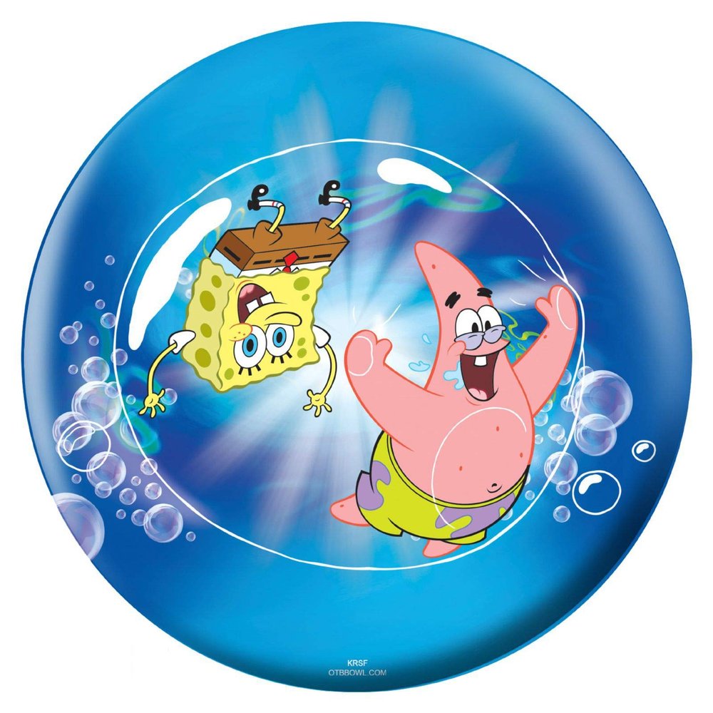 On The Ball Bowling Spongebob & Patrick 8lb Undrilled Bowling Ball