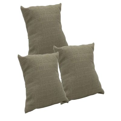N'icePackaging - 3 Qty - 5" x 5" Seal-Grey Linen Watch/Bangle/Bracelet Pillow Display w/Display Slot for Stands, Brackets or Free-Standing use for Sales/Merchandise/Crafts/Storage