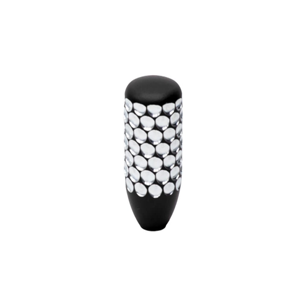 AnarchyOutdoors Dragon Scale Bolt Knob  Textured Grip for Precision Bolt-Action Rifles, Black Two Tone Short (1.50")