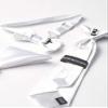 4 Piece Formal Vest Set Combo with Tuxedo Vest, Tie, Bow Tie, and Handkerchief view 3