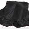 4 Piece Formal Vest Set Combo with Tuxedo Vest, Tie, Bow Tie, and Handkerchief view 2