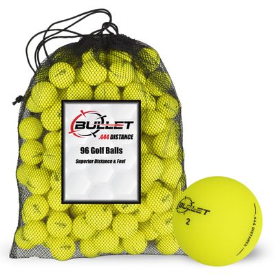 Bullet .444 Distance Matte Colored Golf Balls [96-Ball]