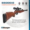 Stoeger S6000-E Combo - .177 Caliber - Hardwood with Fiber-Optic Sights & 4 x 32 Scope view 2