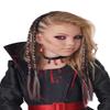 California Costumes Clip-In Braids (Red/Black), Standard view 2