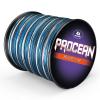 Procean 100% PE 4 & 8 Strands Braided Fishing Line, 6-300 LB Sensitive Braided Lines, Super Performance and Cost-Effective (Camo Blue, 80LB(36.3Kg) 0.48mm-328Yds) view 1