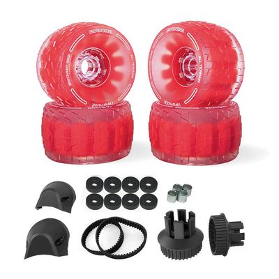 IWONDER Cloud Wheel Discovery 105mm/120mm for Exway Flex/Wave(44 Teeth) Boards Electric Skateboard Wheels and Pulley Conversion Kit
