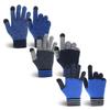 MIG4U Kid's Winter Warm Magic Gloves Stretch Gripper Knitted Gloves for Children Teens Boys or Girls 3 Pairs,size S view 1