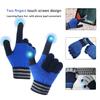 MIG4U Kid's Winter Warm Magic Gloves Stretch Gripper Knitted Gloves for Children Teens Boys or Girls 3 Pairs,size S view 2