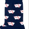 AUSCUFFLINKS Poker Socks For Him | Cards Fun Socks Gift for Her | Gambler Happy Gift Socks Quirky Novelty Present for Dad | Socks for Mum (POKER) One Size view 2