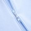 GLEAMING GRAIN Baby Boys Sleep and Play Blue 3 Months Baby Cotton Sleeper Zip Front Footed Pajamas Blue 0-3 Months view 3