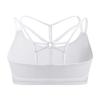 Kaerm Big Girls Solid Sports Bra Crisscross Straps Back Crop Tops Athletic Gymnastics Dance Training Tanks Ivory 3-4Years view 2
