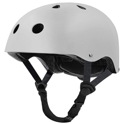 Tourdarson Skateboard Helmet Impact Resistance Ventilation for Youth & Adults (White,Small)
