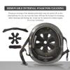Tourdarson Skateboard Helmet Impact Resistance Ventilation for Youth & Adults (White,Small) view 4