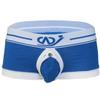 JEEYJOO Men's Sexy Buckled Pouch Boxer Briefs Low Rise Hipster Underwear Sleepwear Blue Small view 2