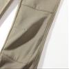 Camii Mia Women's Winter Warm Outdoor Slim Windproof Waterproof Ski Snow Fleece Hiking Pants (34W x 30L, Khaki) view 3