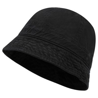 Croogo Floppy Bucket Hat Travel Beach Summer Cap Solid Color Packable Fishing Hat UV Protection Safari Sun Hat,Black-GD69