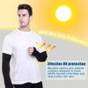 Bacophy 3 Pairs Arm Sleeves with Thumb Holes Women Men UV Protection Cooling, UPF 50 Compression Long Arm Cover view 2