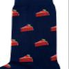 AUSCUFFLINKS Strawberry Cake Socks For Him | Cake Lover Fun Socks Gift for Her | Sweet Tooth Happy Gift Socks Sweettooth Quirky Novelty Present for Dad | Socks for Mum (STRAWBERRY CAKE) view 3