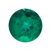 0.04-0.06 Cts of 2.50x2.50 mm AAA Round Lab Created Emerald (1 pc) Loose Gemstone view 1