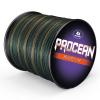 Procean 100% PE 4 & 8 Strands Braided Fishing Line, 6-300 LB Sensitive Braided Lines, Super Performance and Cost-Effective (Camo Green, 15LB(6.8Kg) 0.18mm-328Yds) view 1