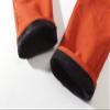 Camii Mia Women's Winter Warm Outdoor Slim Windproof Waterproof Ski Snow Fleece Hiking Pants (28W x 30L, Orange) view 4