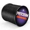 Procean 100% PE 4 & 8 Strands Braided Fishing Line, 6-300 LB Sensitive Braided Lines, Super Performance and Cost-Effective (Black, 80LB(36.3Kg) 0.48mm-328Yds) view 1