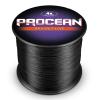 Procean 100% PE 4 & 8 Strands Braided Fishing Line, 6-300 LB Sensitive Braided Lines, Super Performance and Cost-Effective (Black, 80LB(36.3Kg) 0.48mm-328Yds) view 2