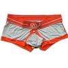 JEEYJOO Men's Sexy Buckled Pouch Boxer Briefs Low Rise Hipster Underwear Sleepwear Gray Small view 4