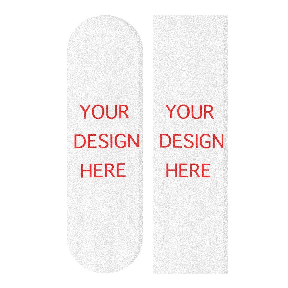 SUABO Custom Skateboard Grip Tape Personalized You Picture on Scooter Griptape Deck Sandpaper Longboard Sheet Sticker 9" x 33"