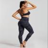 ZUTY 7/8 Workout Leggings for Women High Waisted Leggings with Pockets Squat Proof Yoga Ankle Leggings Plus Size 25" Black camo XL view 4