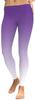 Sister Amy Women's Digital Skull Printted Ankle Elastic Tights Shiny Legging Purple X-Large view 1
