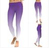 Sister Amy Women's Digital Skull Printted Ankle Elastic Tights Shiny Legging Purple X-Large view 2