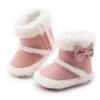 Zoolar Infant Unisex Warm Fur Lining Soft Boots Baby Winter Ankle Non-Slip Rubber Texture Sole Toddler Winter Snow Crib Shoes view 1