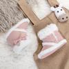 Zoolar Infant Unisex Warm Fur Lining Soft Boots Baby Winter Ankle Non-Slip Rubber Texture Sole Toddler Winter Snow Crib Shoes view 2