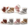 Zoolar Infant Unisex Warm Fur Lining Soft Boots Baby Winter Ankle Non-Slip Rubber Texture Sole Toddler Winter Snow Crib Shoes view 4