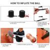 INPANY Peanut Ball - Anti Burst Exercise Ball for Labor Birthing (39 x 20 inch), Physical Therapy for Kids, Core Strength, Home & Gym Fintness (Include Pump) view 4