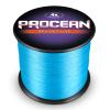 Procean 100% PE 4 & 8 Strands Braided Fishing Line, 6-300 LB Sensitive Braided Lines, Super Performance and Cost-Effective (Blue, 300LB(136Kg) 1.0mm-328Yds(8Strands)) view 2