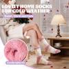 Anlisim Fuzzy Socks for Women, Soft Comfy Cozy Fluffy Thick Winter Warm Fleece Slipper Socks (5-9, Stripe C) view 2