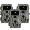 Folgtek 3-Pack Trail Camera 64MP 1296P with No-Glowing Night Vision & Motion Detection 120 Wide Angle, 0.1s Trigger Time, IP66 Waterproof Game Camera for Outdoor Hunting view 1