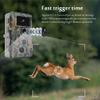 Folgtek 3-Pack Trail Camera 64MP 1296P with No-Glowing Night Vision & Motion Detection 120 Wide Angle, 0.1s Trigger Time, IP66 Waterproof Game Camera for Outdoor Hunting view 4