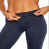 Bally Total Fitness Women's Fiona Pocket Tummy Control 11" Bermuda Short, Midnight Blue, Small view 3