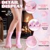 Anlisim Fuzzy Socks for Women, Soft Comfy Cozy Fluffy Thick Winter Warm Fleece Slipper Socks (5-9, Mixed Color Purple) view 4