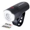 SIGMA Aura 30 | 30 Lux LED Bike Light | Battery Operated Front Light | 2 Lighting Modes | Colour: Black view 1