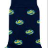 AUSCUFFLINKS Volleyball Socks For Him | Volley Ball Coach Fun Voleyball Player Socks Gift for Her | Happy Gift Socks Quirky Novelty Present for Dad view 3