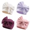 Bamery Newborn Baby Girl Hat Cotton Baby Bow Beanie Preemie Hats Spring Infant Hats for Girls 0-12 Months (4PACK-D, 0-6 Months) view 1