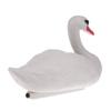 Backbayia 2 Pieces Lifelike Swan Hunting Decoy Floating Swan Garden Pond Decoration view 2