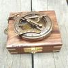 Personalized Compass, Engraved Compass, Custom Compass, Wedding Gift, Groomsmen Gift, Wedding Keepsake, Christmas, Baptism, Graduation, boy Scouts, Anniversary, Fathers Day (Compass with Wooden Box) view 3
