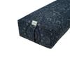 YOGA DESIGN LAB | The Yoga Bolster | Comfortable, Supportive Eco-Friendly Luxury Yoga Cushion | Recycled Plastic Bottle Microfiber | Natural Cotton, Foam Filling (Mandala Charcoal) view 3