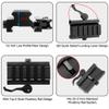 LONSEL Picatinny Riser Mount, Low Profile Rail Riser Mounts Adaptor with QD Lever Lock Quick Release & 5 Slots Picatinny Rails for Scope Rings Optics Sights, 1/2" H x 2.5''L (2 Pack) view 4
