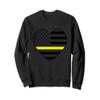 911 Police Dispatcher Love Thin Yellow Line Women's Gift Sweatshirt view 1